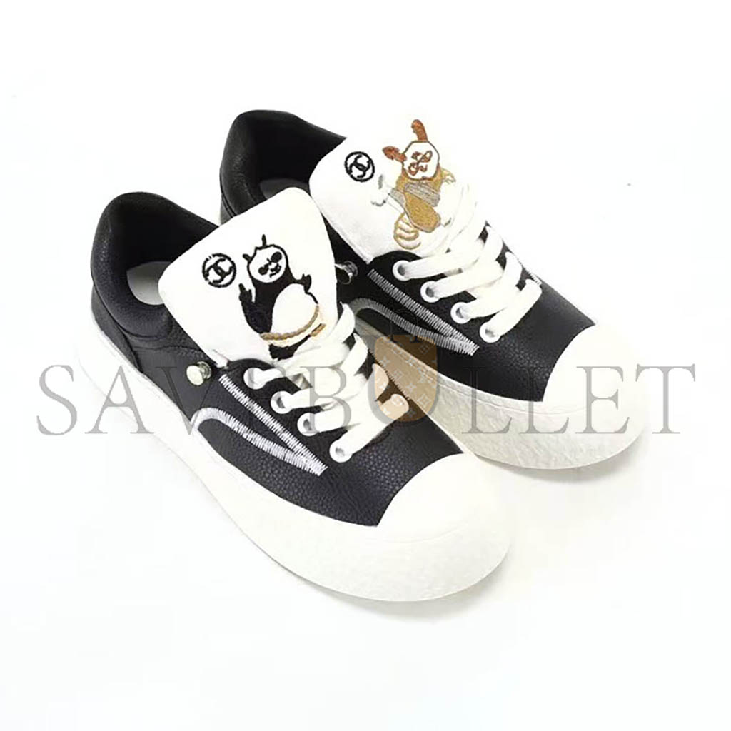 CHANEL KUNG FU PANDA LITTLE FRAGRANCE STYLE SNEAKERS G39360